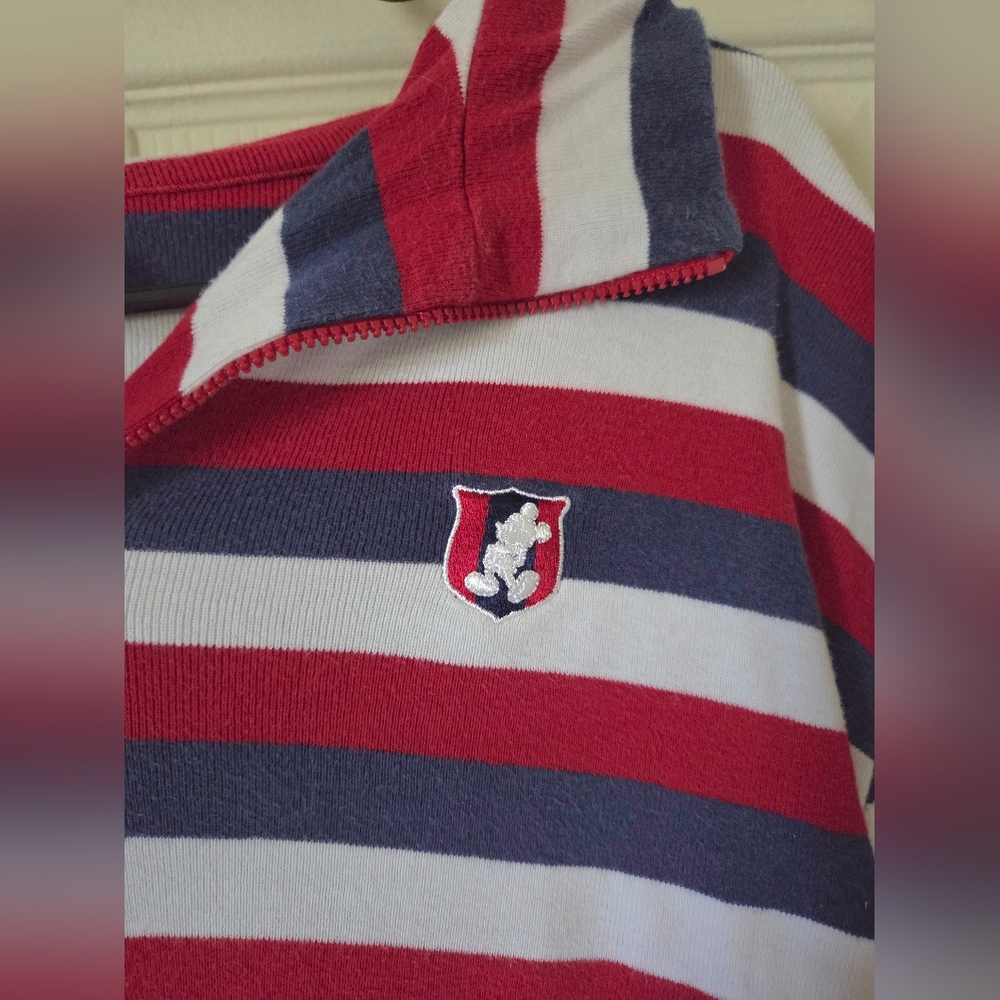 Vintage Walt Disney World Half-zip Sweatshirt